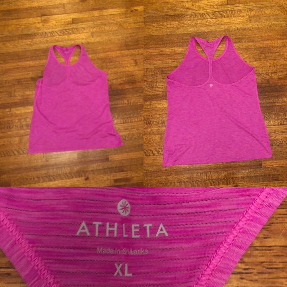 pink athleta tank top !!